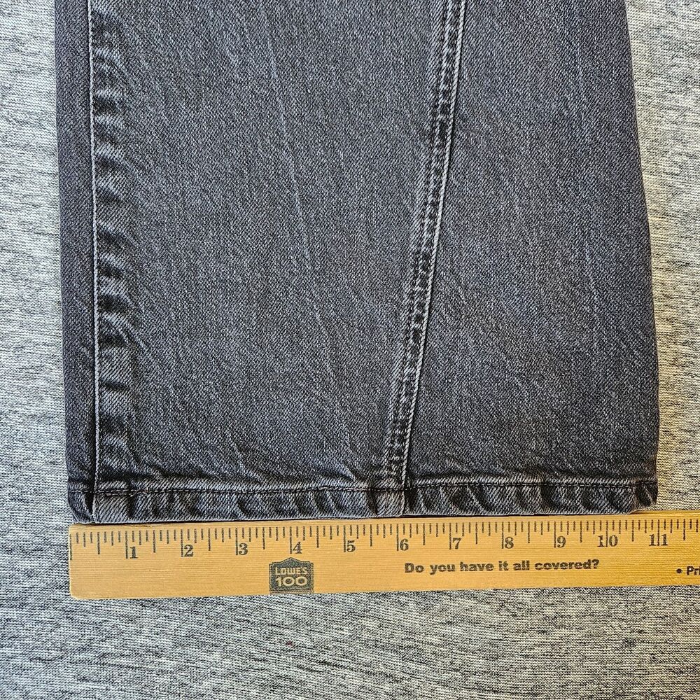 Free People We The Free Flared Bell Bottom Wide Leg Denim 26 Washed Black Jeans - Picture 8 of 10